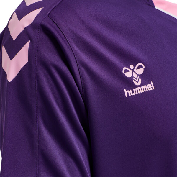 Hummel hmlCORE XK POLY JERSEY S/S - ACAI - 2XL