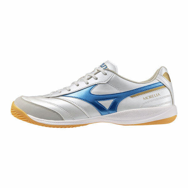 Mizuno Corporation Morelia Sala Pro IN Hallenschuhe weiß/blau 44