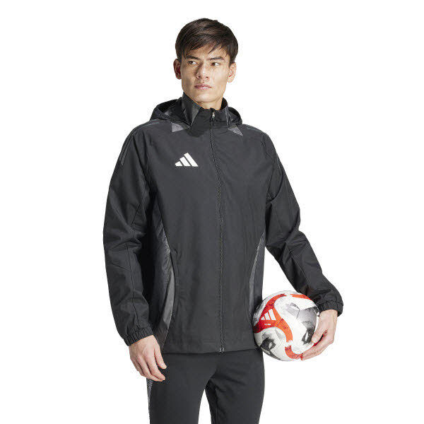 adidas Tiro 24 Competition Allwetterjacke  black/team dark grey XL