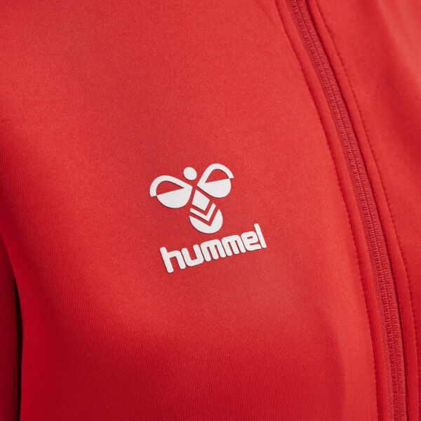 Hummel hmlCORE XK POLY ZIP SWEAT WOMAN - TRUE RED - 2XL