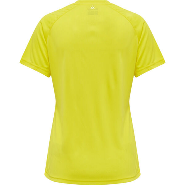 Hummel hmlCORE XK CORE POLY T-SHIRT S/S WOMAN - BLAZING YELLOW - L