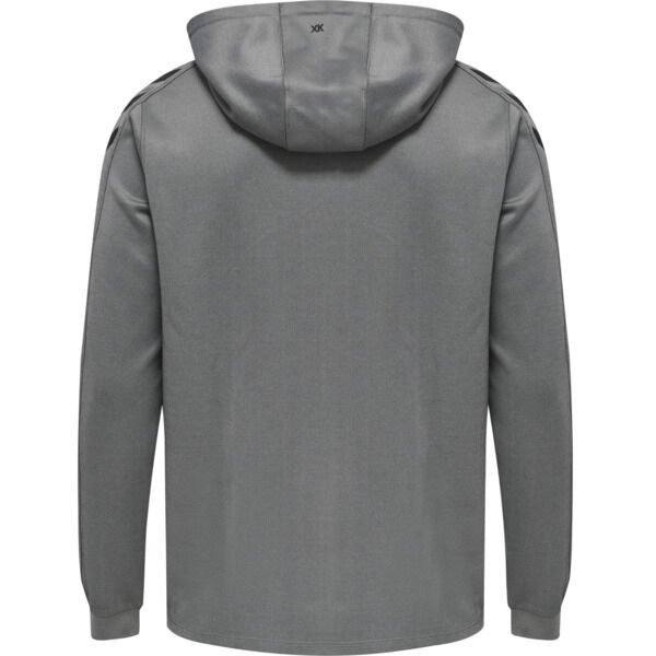 Hummel hmlCORE XK POLY ZIP HOOD SWEAT - GREY MELANGE - L