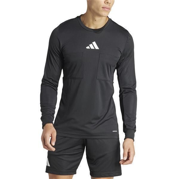 adidas Referee 24 Schiedsrichtertrikot langarm  schwarz L