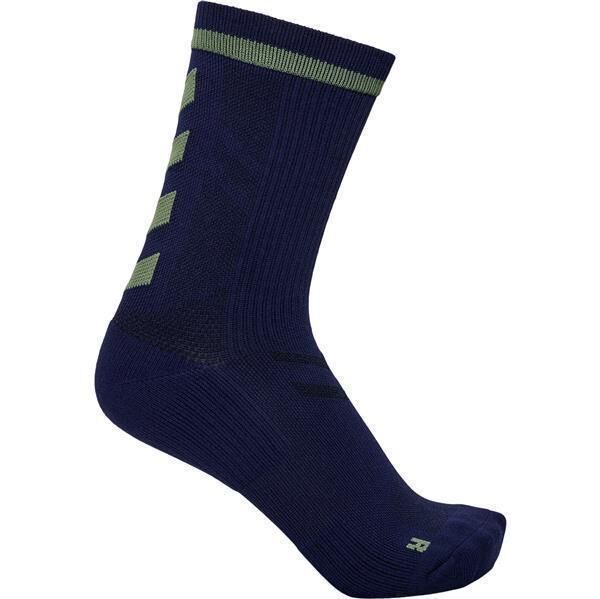 Hummel ELITE INDOOR SOCK LOW PA MARINE/DUCK GREEN 35-38