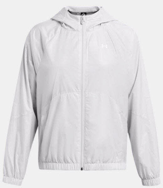 Under Armour Sportstyle Windbreaker Jacke Damen weiß XL