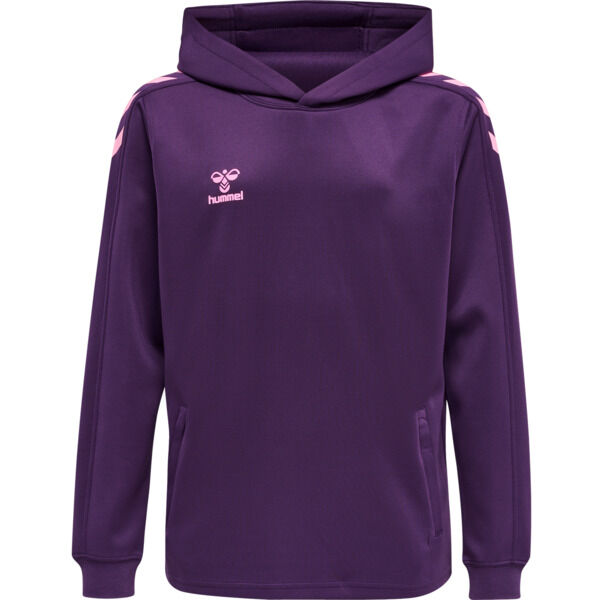 Hummel hmlCORE XK POLY KIDS SWEAT HOODIE - ACAI - 152