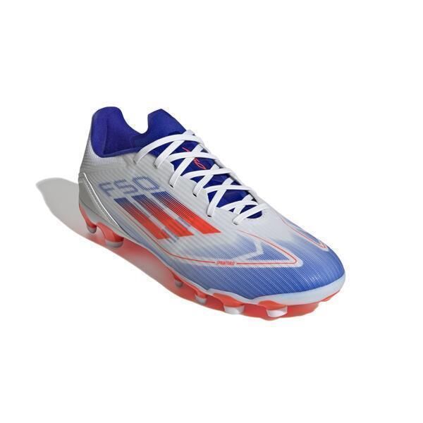 adidas F50 League MG Fussballschuhe  Cloud White / Solar Red / Lucid Blue 45 1/3