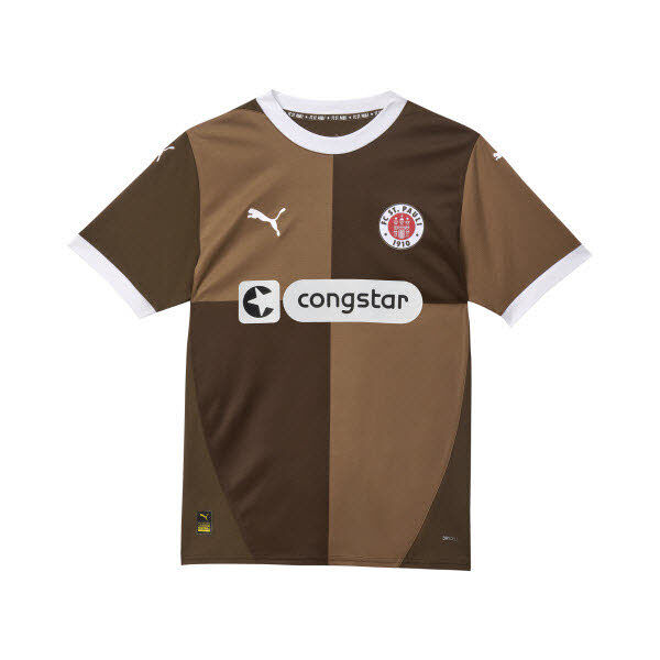 Puma FC St. Pauli Heimtrikot Erwachsene Saison 2024/2025 espresso brown-puma XXXL