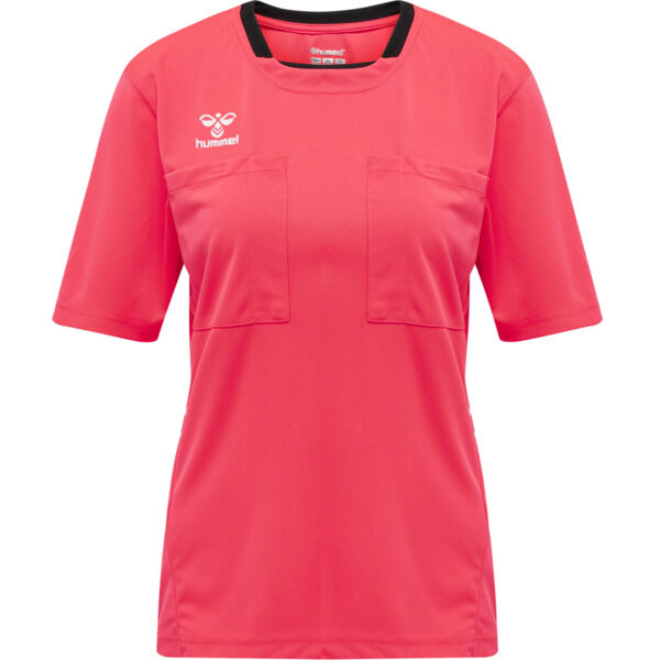 Hummel hmlREFEREE CHEVRON WO JERSEY S/S - DIVA PINK - XL