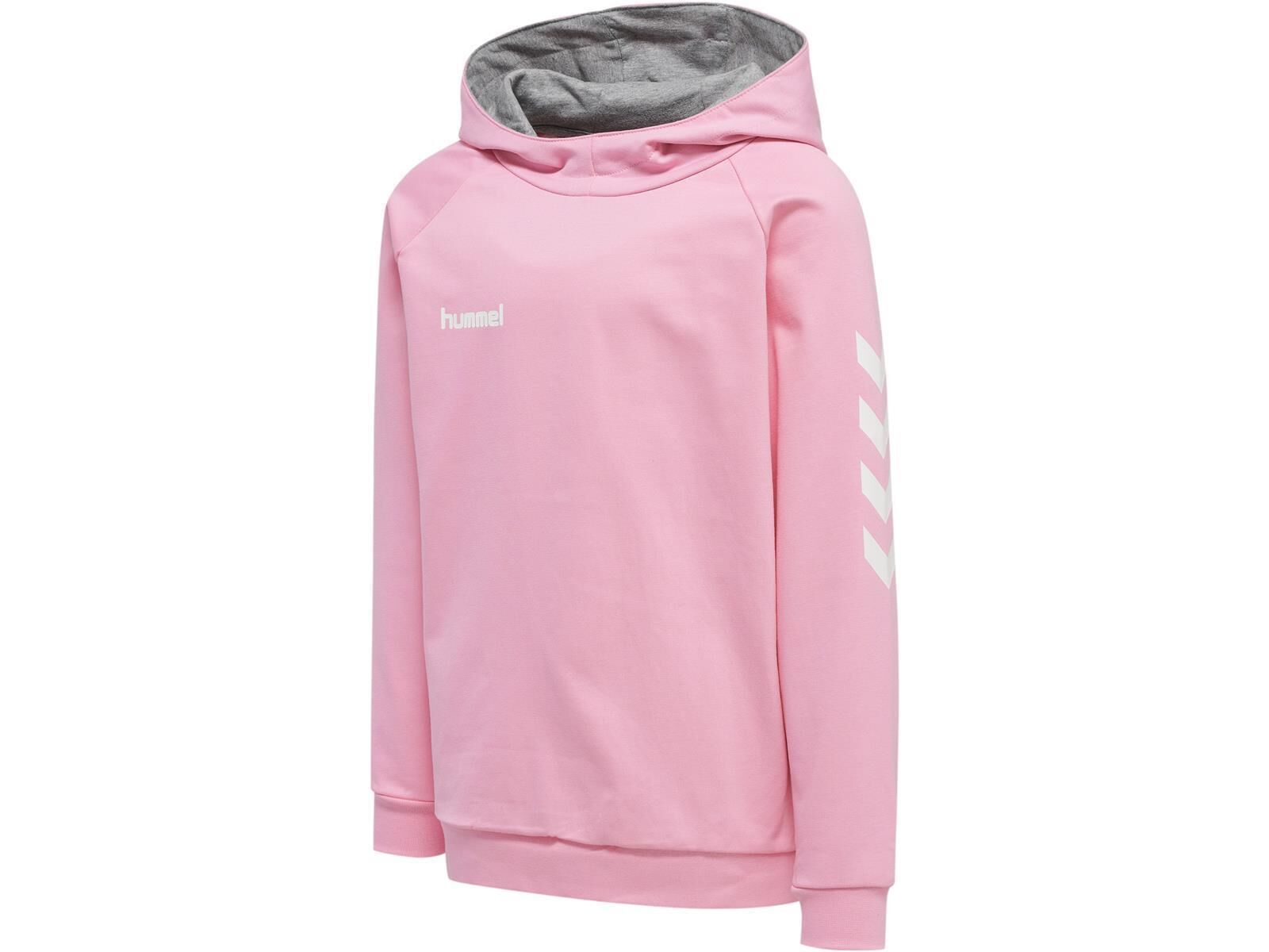 HMLGO KIDS COTTON HOODIE - COTTON CANDY - 176