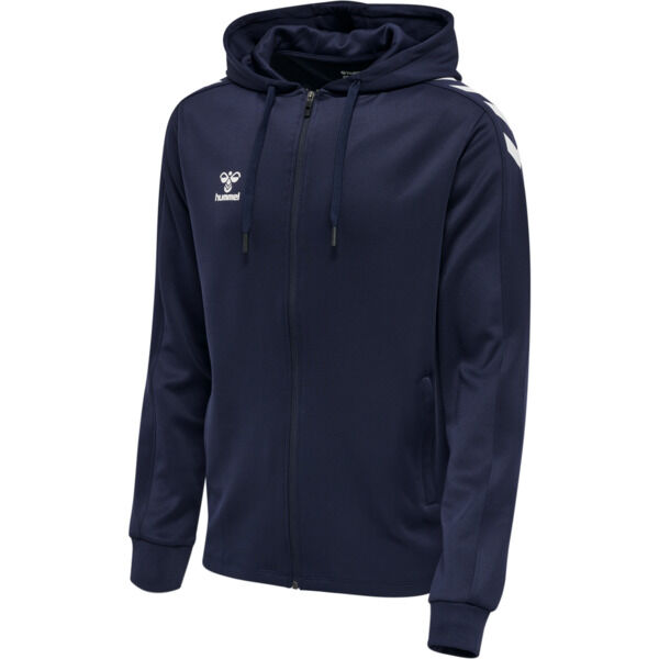 Hummel hmlCORE XK POLY ZIP HOOD SWEAT - MARINE - L