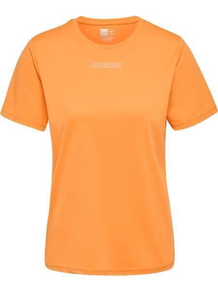 Hummel hmlTE TOLA T-SHIRT - BLAZING ORANGE - XS