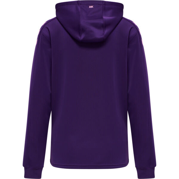 Hummel hmlCORE XK POLY SWEAT HOODIE WOMAN - ACAI - 2XL