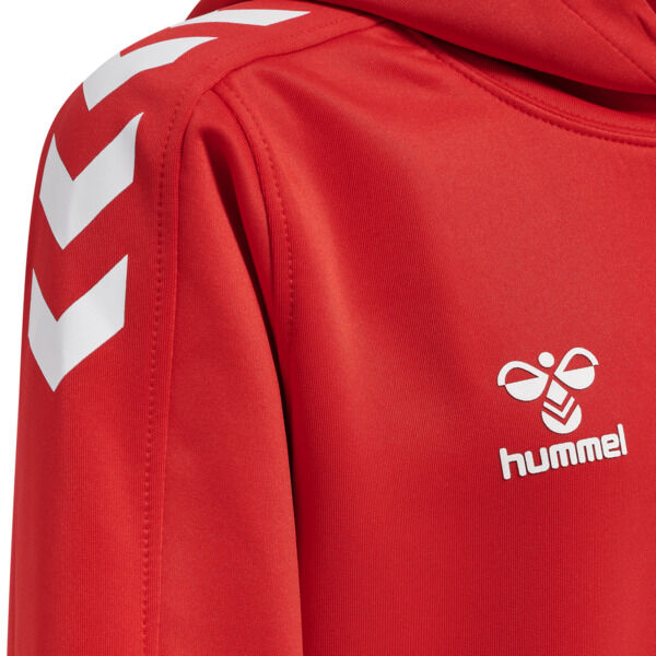 Hummel hmlCORE XK POLY KIDS SWEAT HOODIE - TRUE RED - 152