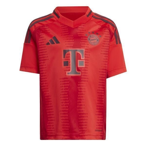 adidas FC Bayern München Mini Kit Heim Saison 2024/2025 Kinder rot 98