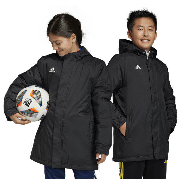 adidas Entrada 22 Stadionjacke Kinder schwarz 164