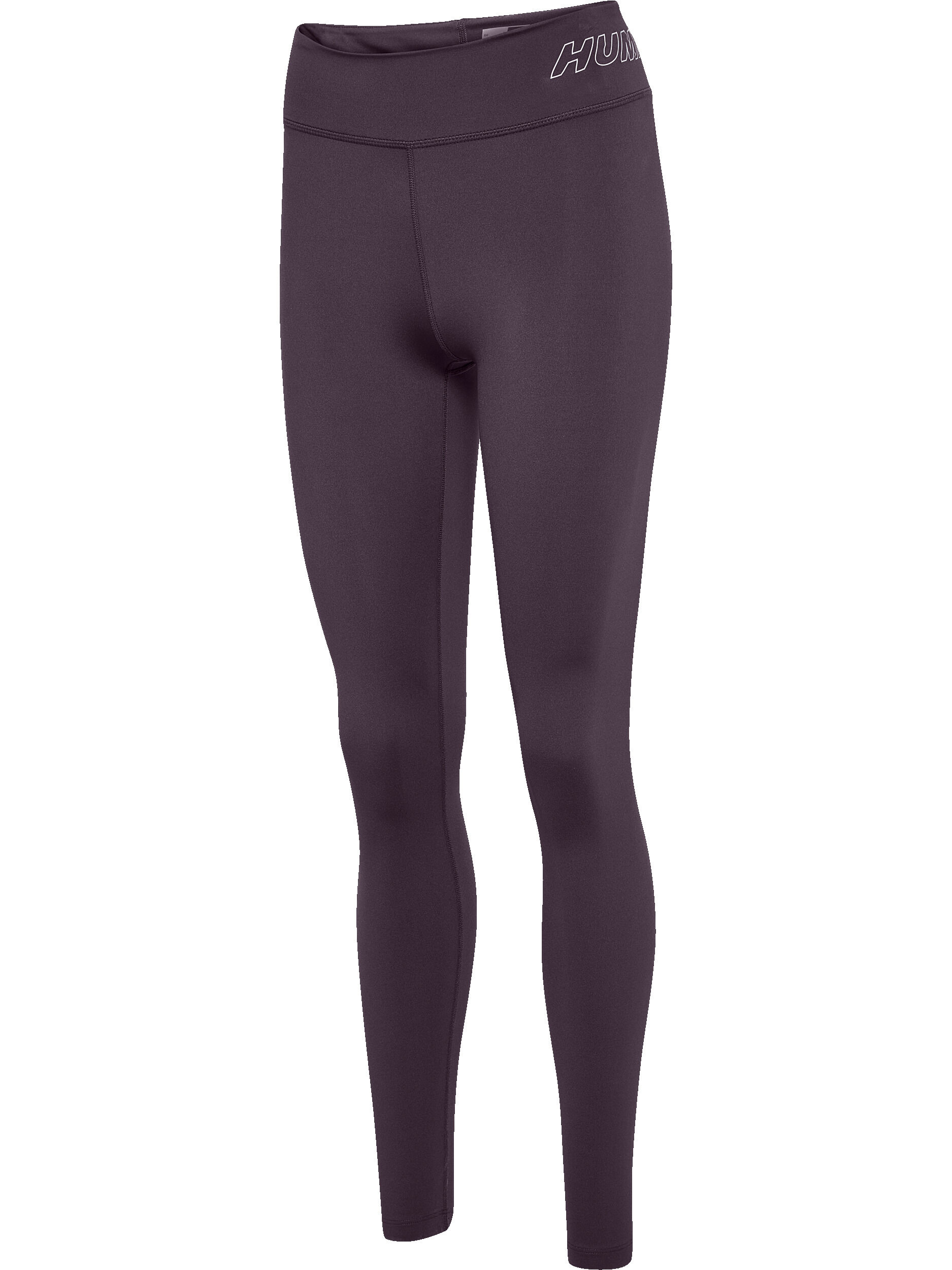 HUMMEL hmlTE FUNDAMENTAL MID WAIST TIGHTS - PLUM PERFECT - XS