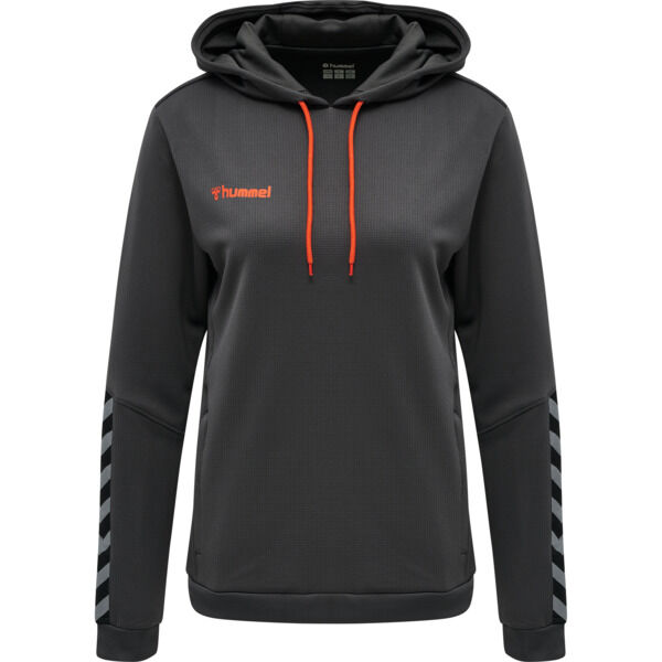 Hummel hmlAUTHENTIC POLY HOODIE WOMAN - ASPHALT - S