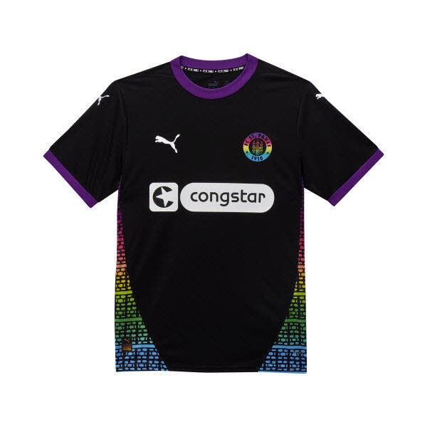 Puma FC St. Pauli 3rd Trikot Saison 2024/2025 Erwachsene schwarz/lila XXXL