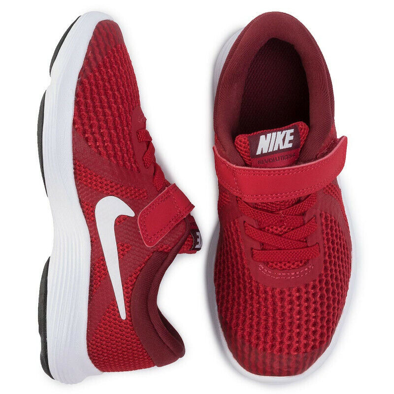 Nike Revolution 4 (PSV) rot/weiss-rot 31,5