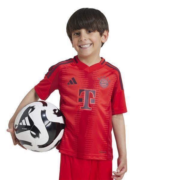 adidas FC Bayern München Mini Kit Heim Saison 2024/2025 Kinder rot 98