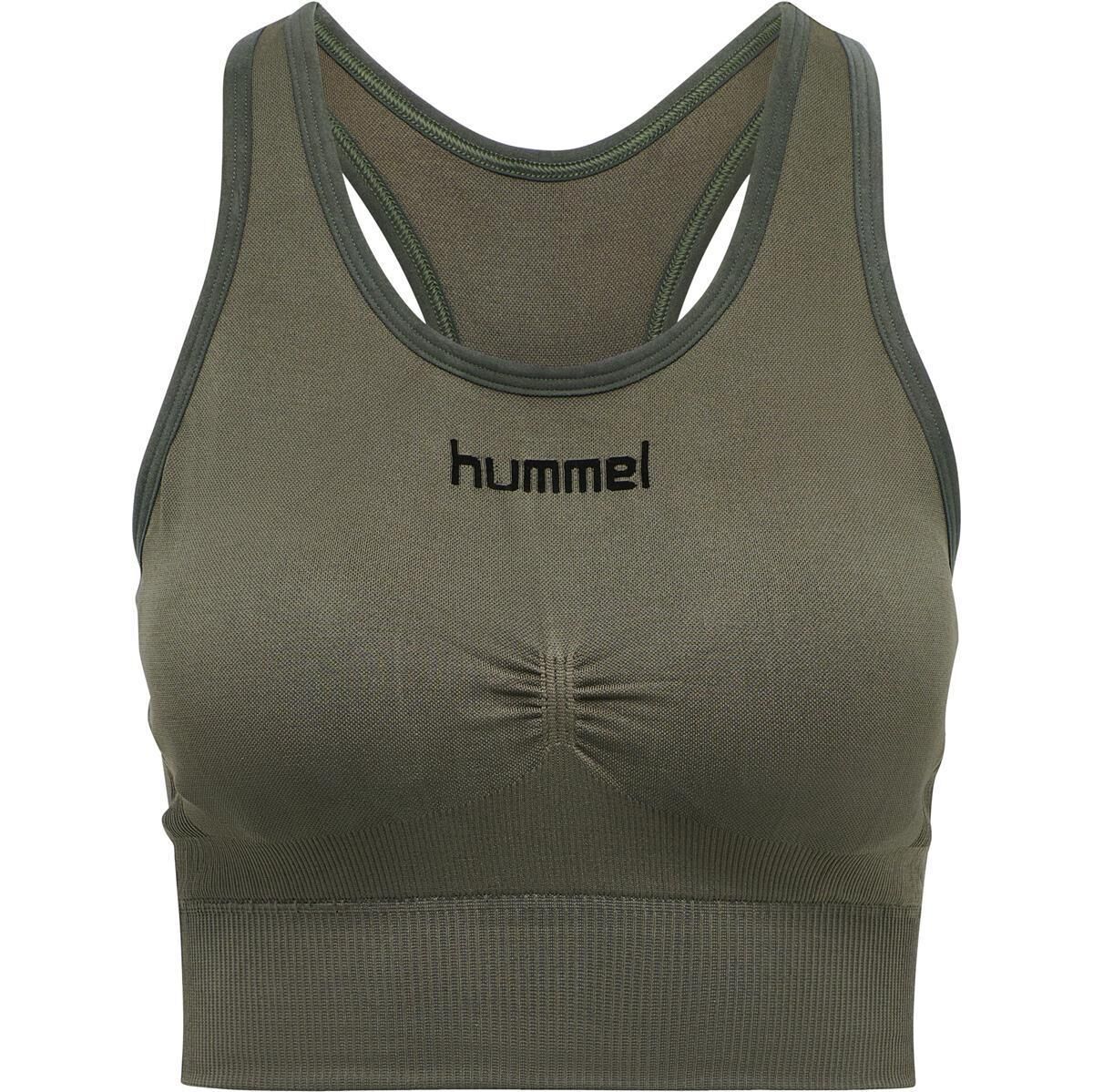 Hummel HUMMEL FIRST SEAMLESS BRA WOMAN - GRAPE LEAF - XL-2X