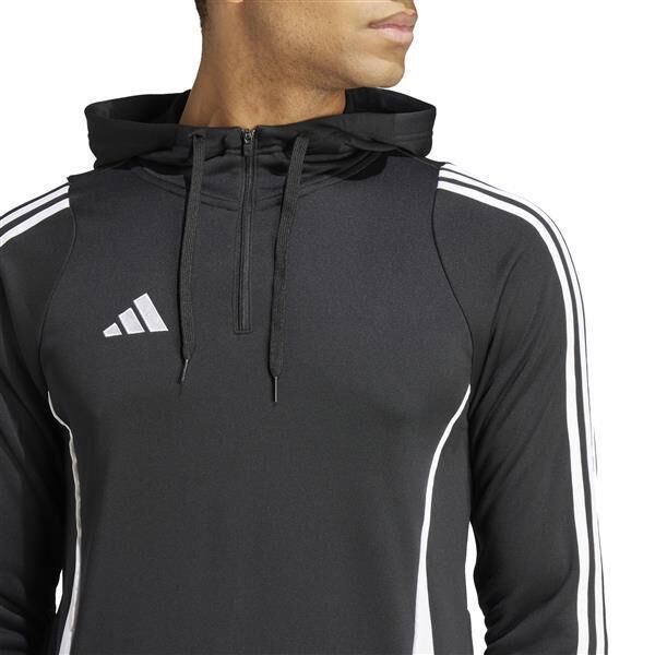 adidas Tiro 24 Half Zip Hoodie Herren schwarz/weiß L