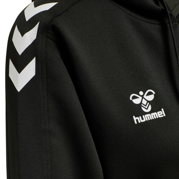 Hummel hmlCORE XK POLY SWEAT HOODIE WOMAN - BLACK - 2XL