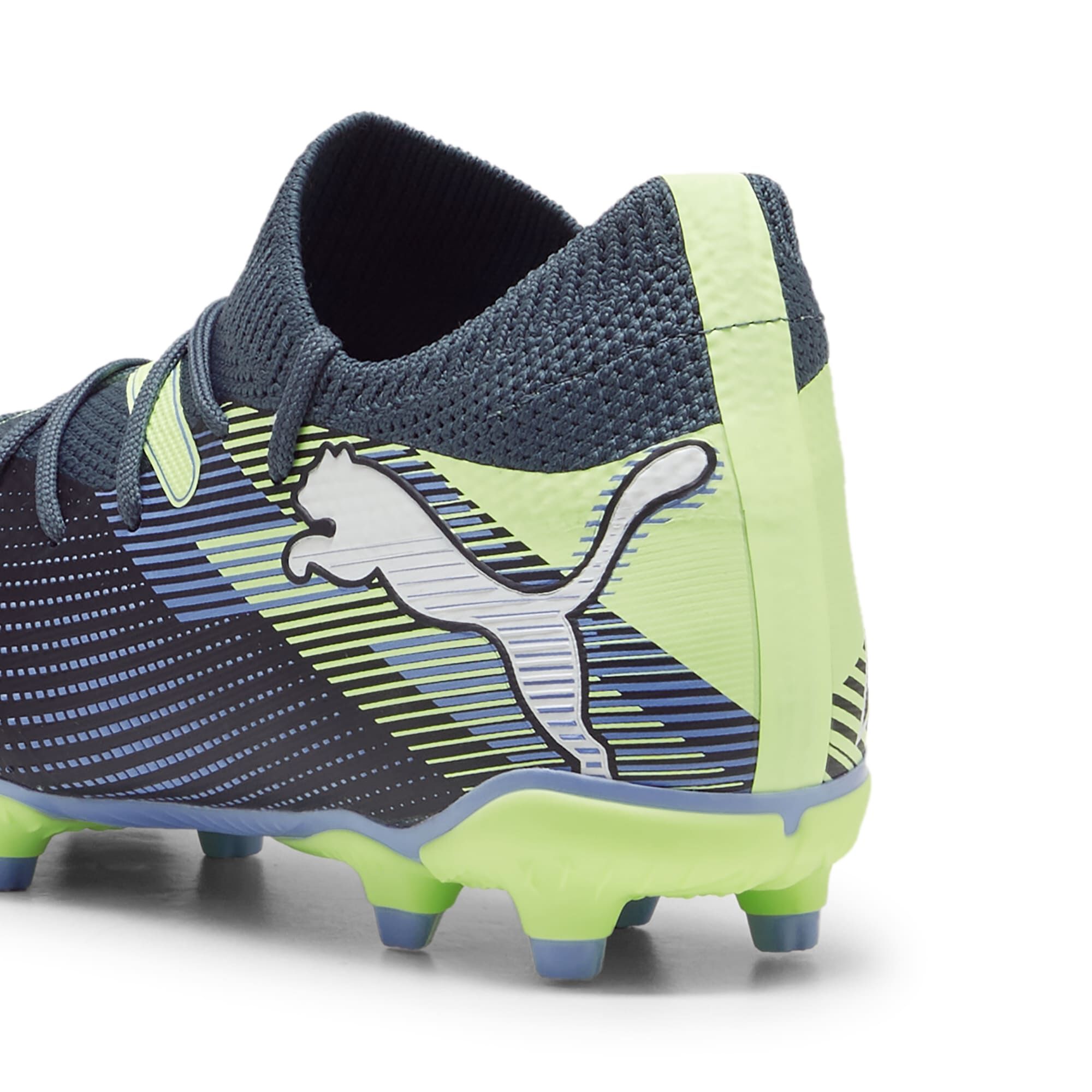 Puma Future 7 Match FG/AG Fussballschuhe Kinder gray skies-puma white-fizzy apple 30