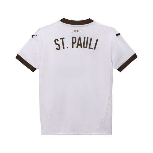 Puma FC St. Pauli Auswärtstrikot Erwachsene Saison 2024/2025 puma white-espresso XXL