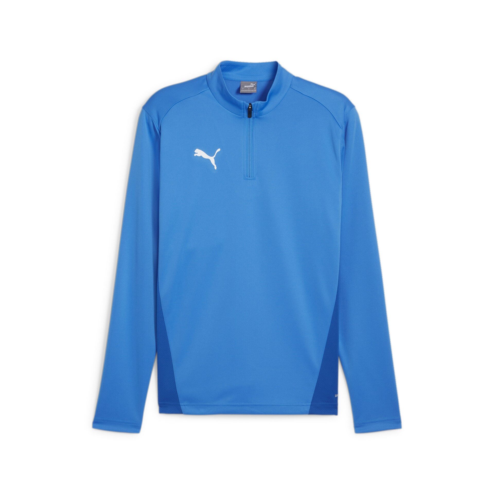 Puma teamGoal Training 1/4 Zip Top electric blue lemonade-puma white-puma team royal S