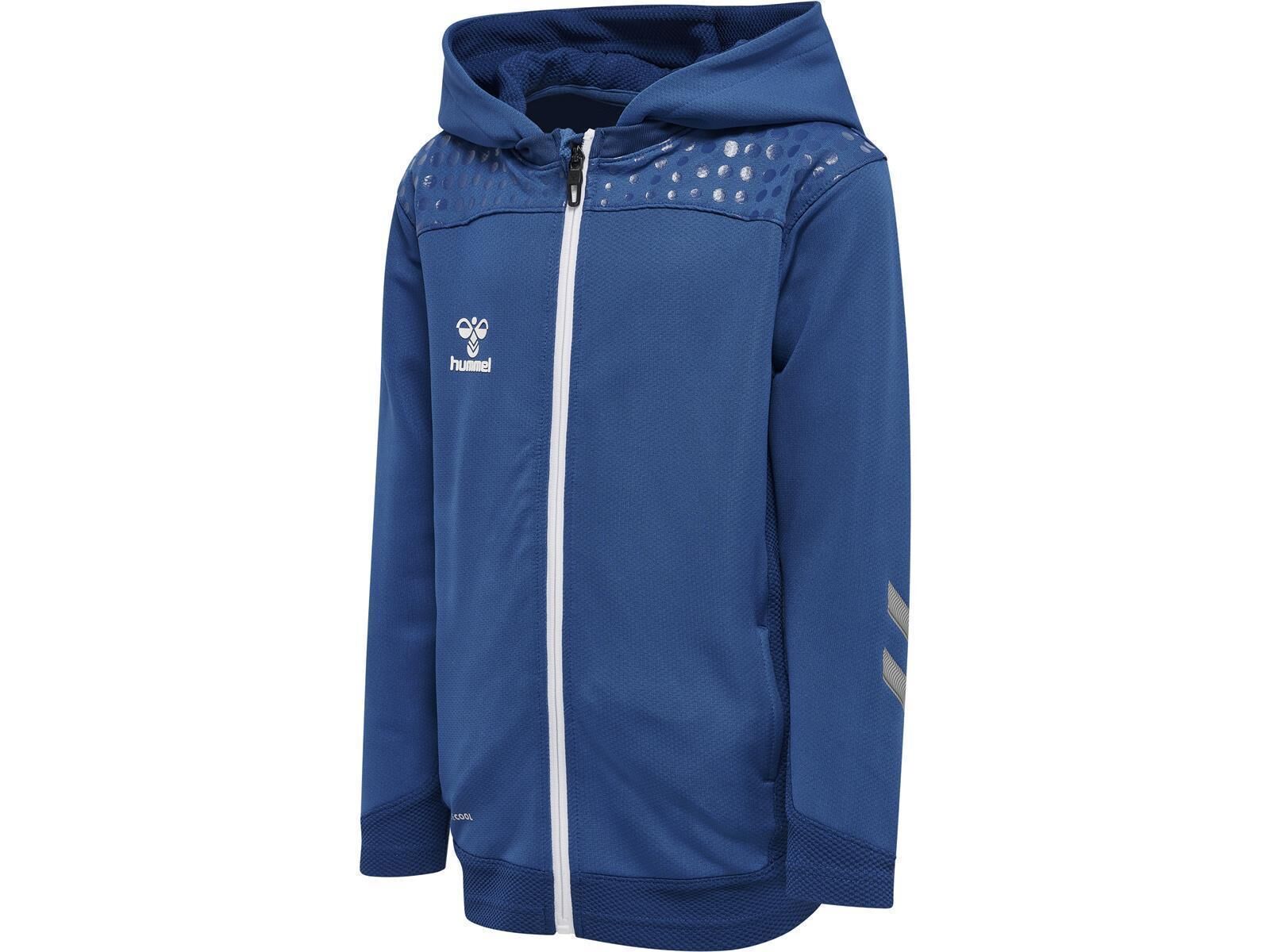 Hummel  hmlLEAD ZIP POLY HOODIE KIDS  Blau Größe 164