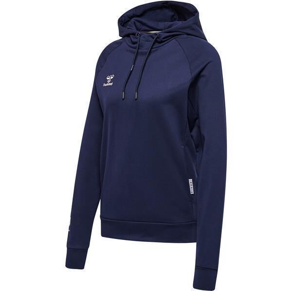 Hummel hmlMOVE GRID COTTON HOODIE WOMAN - MARINE - L