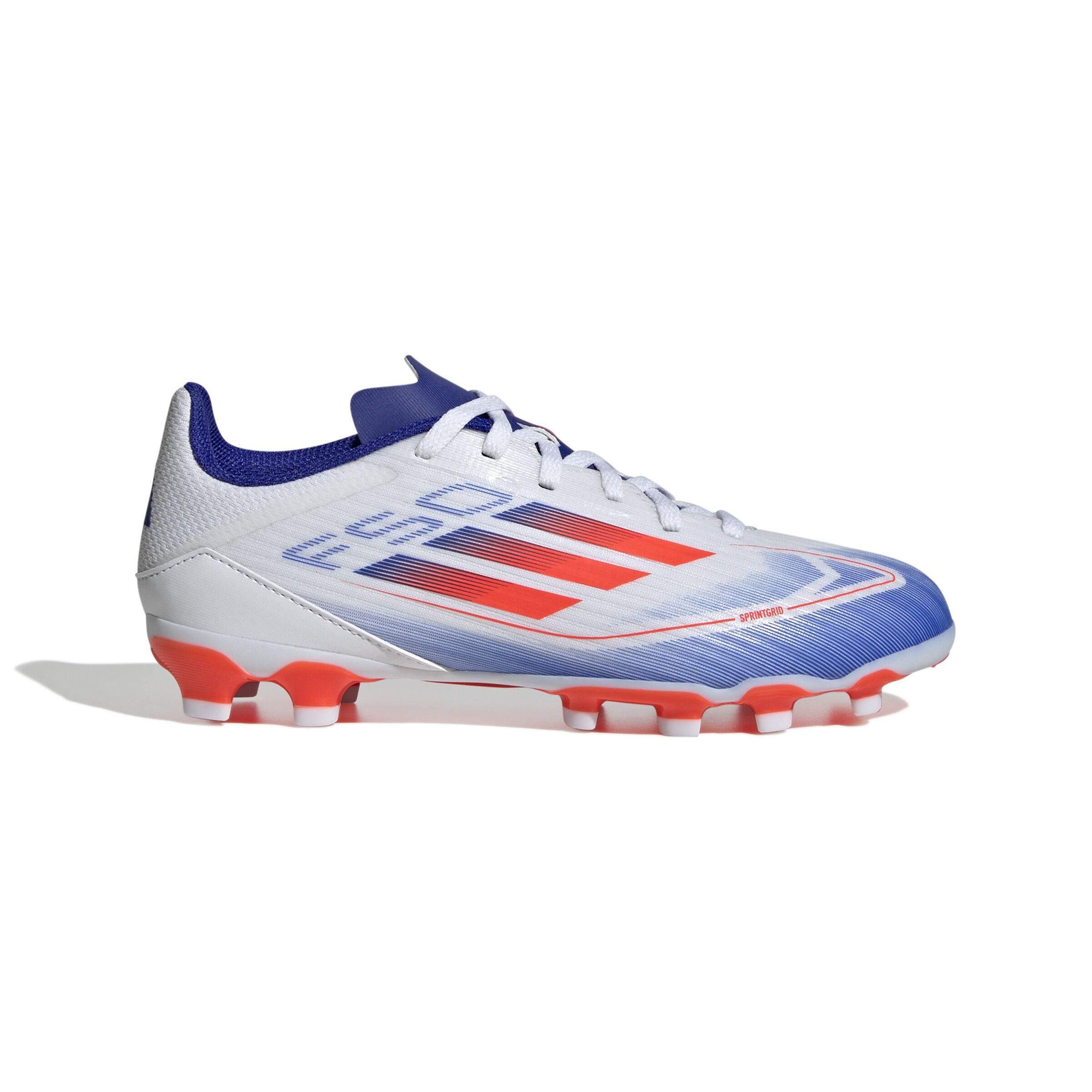 adidas F50 League MG Fussballschuh Kinder FTWWHT/SOLRED/LUCBLU 31,5