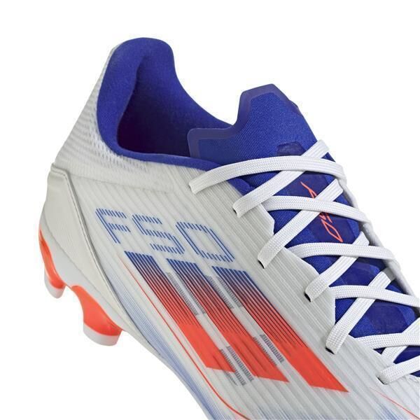 adidas F50 League MG Fussballschuhe  Cloud White / Solar Red / Lucid Blue 45 1/3