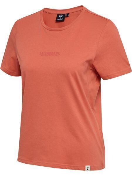 Hummel hmlLEGACY WOMAN T-SHIRT - APRICOT BRANDY - S