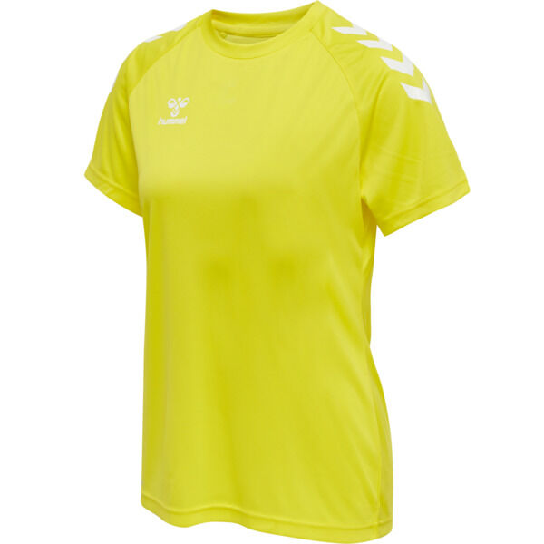 Hummel hmlCORE XK CORE POLY T-SHIRT S/S WOMAN - BLAZING YELLOW - L