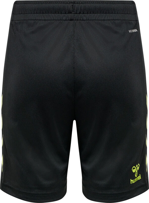 Hummel hmlCORE XK POLY SHORTS KIDS - BLACK/LIME POPSICLE - 128