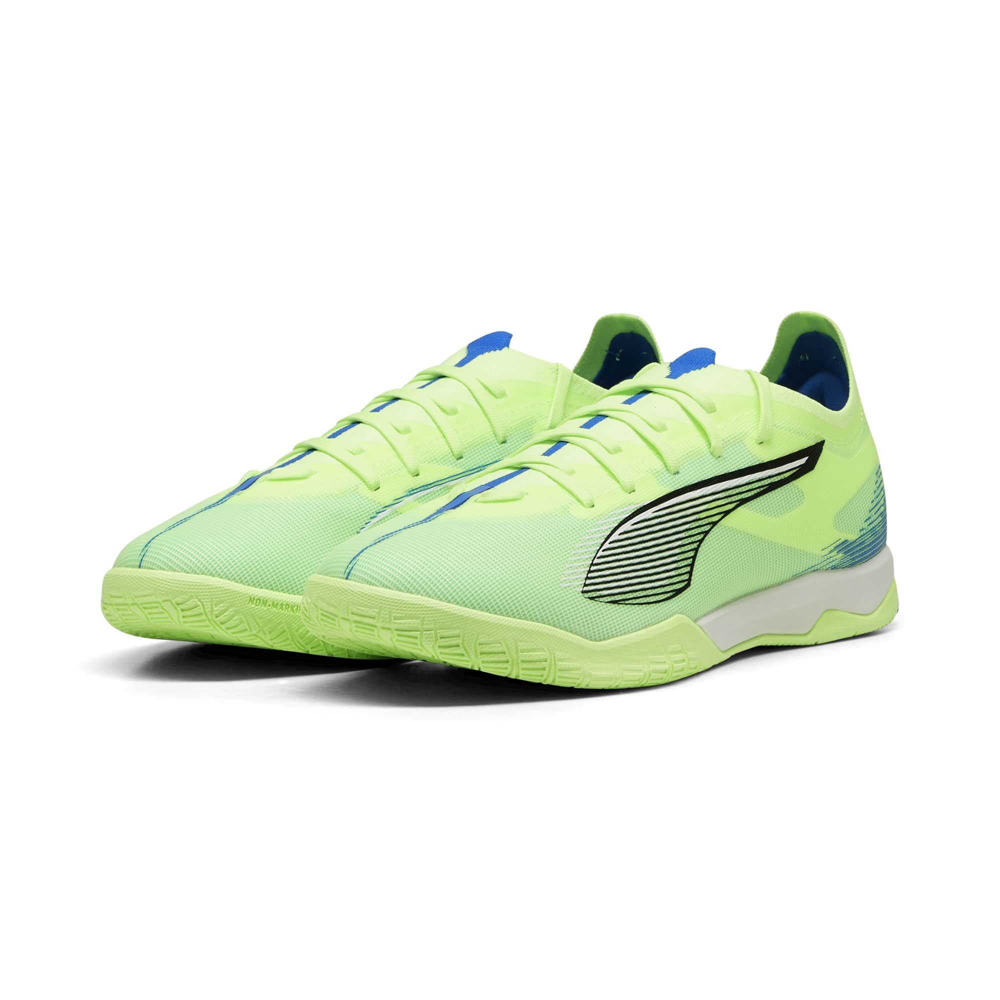 Puma Ultra 5 Match IT Hallenschuhe fizzy apple-puma white-bluemazing 47