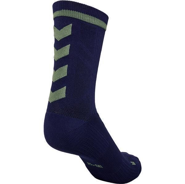 Hummel ELITE INDOOR SOCK LOW PA MARINE/DUCK GREEN 35-38