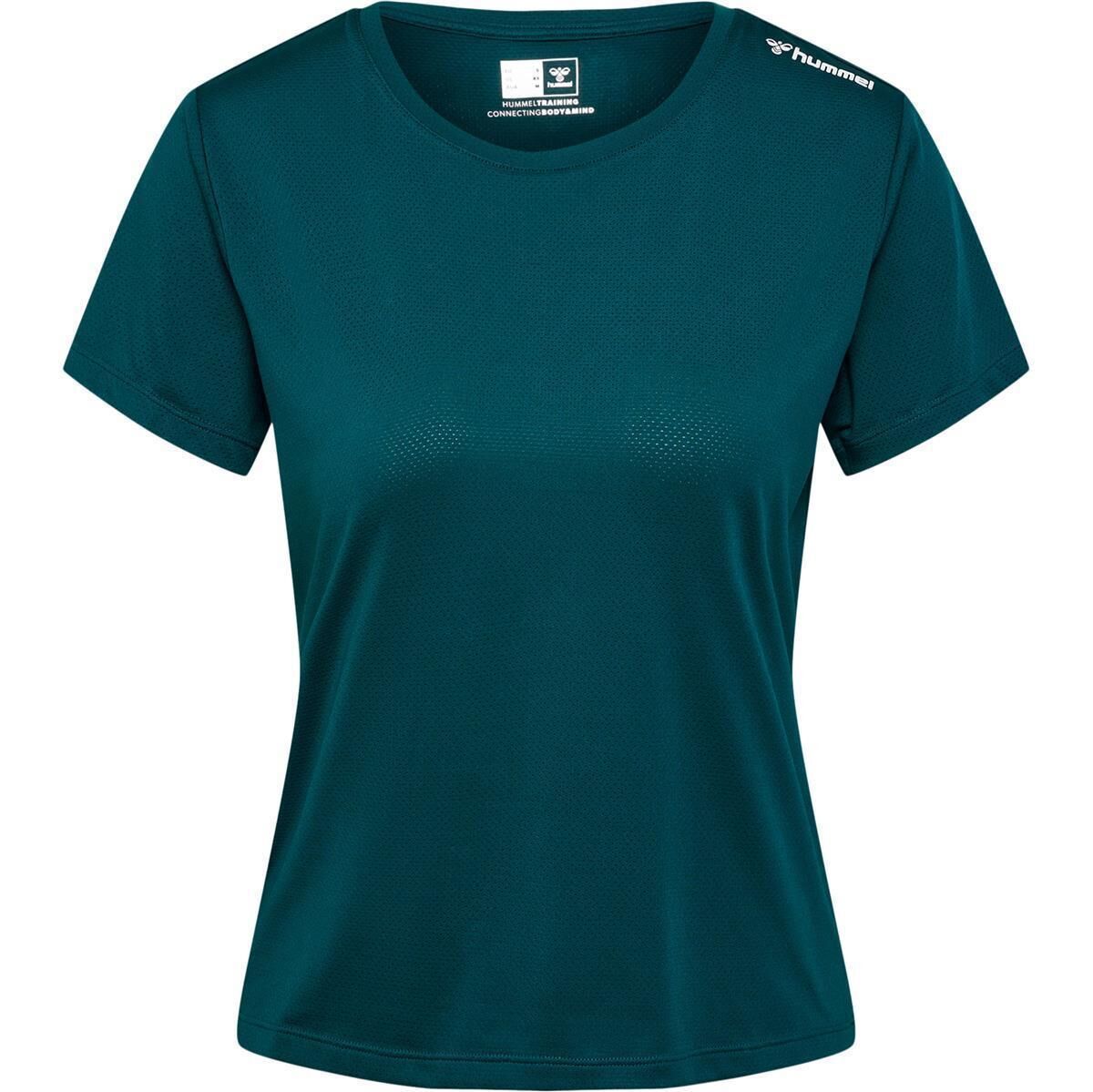 Hummel hmlMT AURA MESH T-SHIRT - DEEP TEAL - S