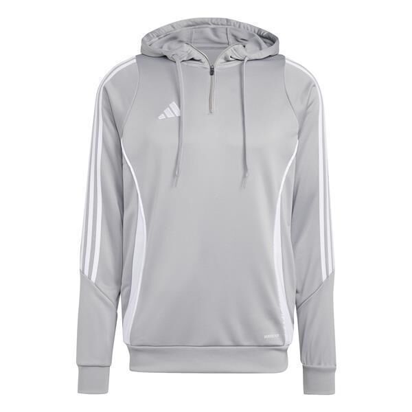 adidas Tiro 24 Half Zip Hoodie Herren grau/weiß M