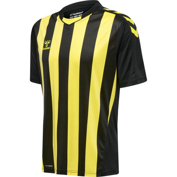 Hummel hmlCore XK Striped Trikot Herren BLACK/BLAZING YELLOW XL