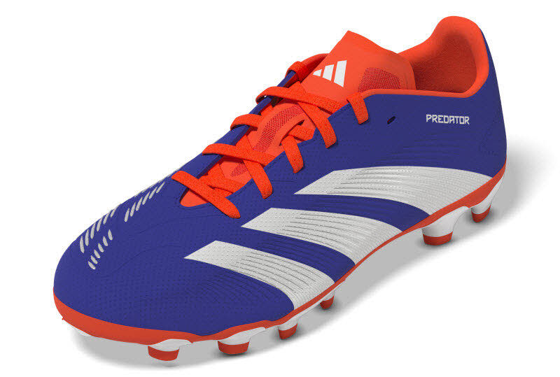 adidas Predator League MG Kinder Fussballschuhe LUCBLU/FTWWHT/SOLRED 36 2/3