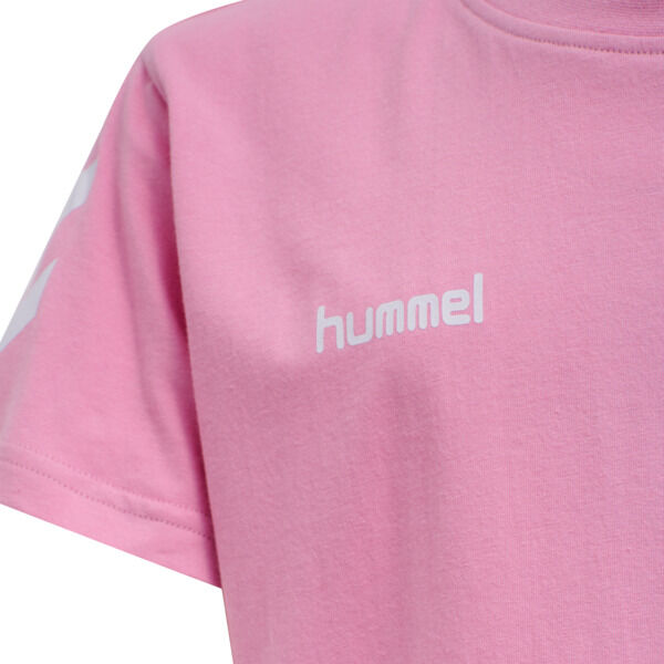 Hummel HMLGO KIDS COTTON T-SHIRT S/S - COTTON CANDY - 164