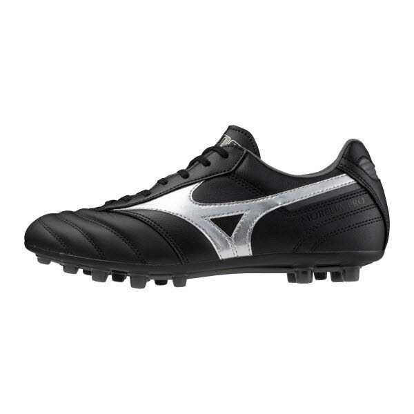 Mizuno Corporation Morelia II Pro AG (U) Fussballschuhe schwarz/silber 40,5