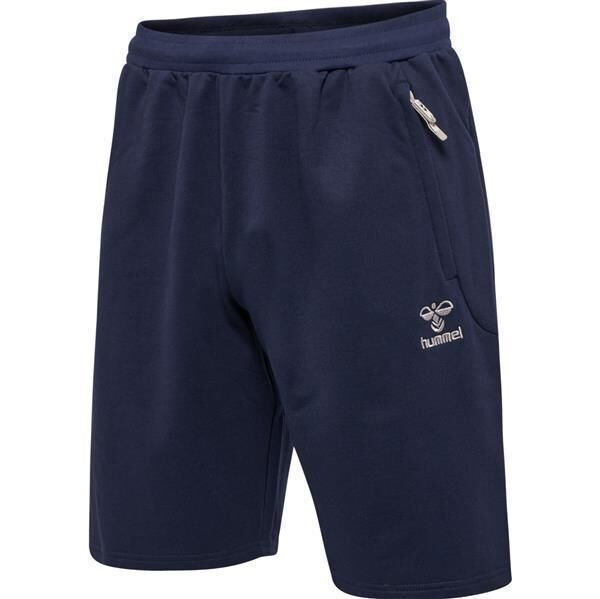 Hummel hmlMOVE GRID COTTON SHORTS - MARINE - S