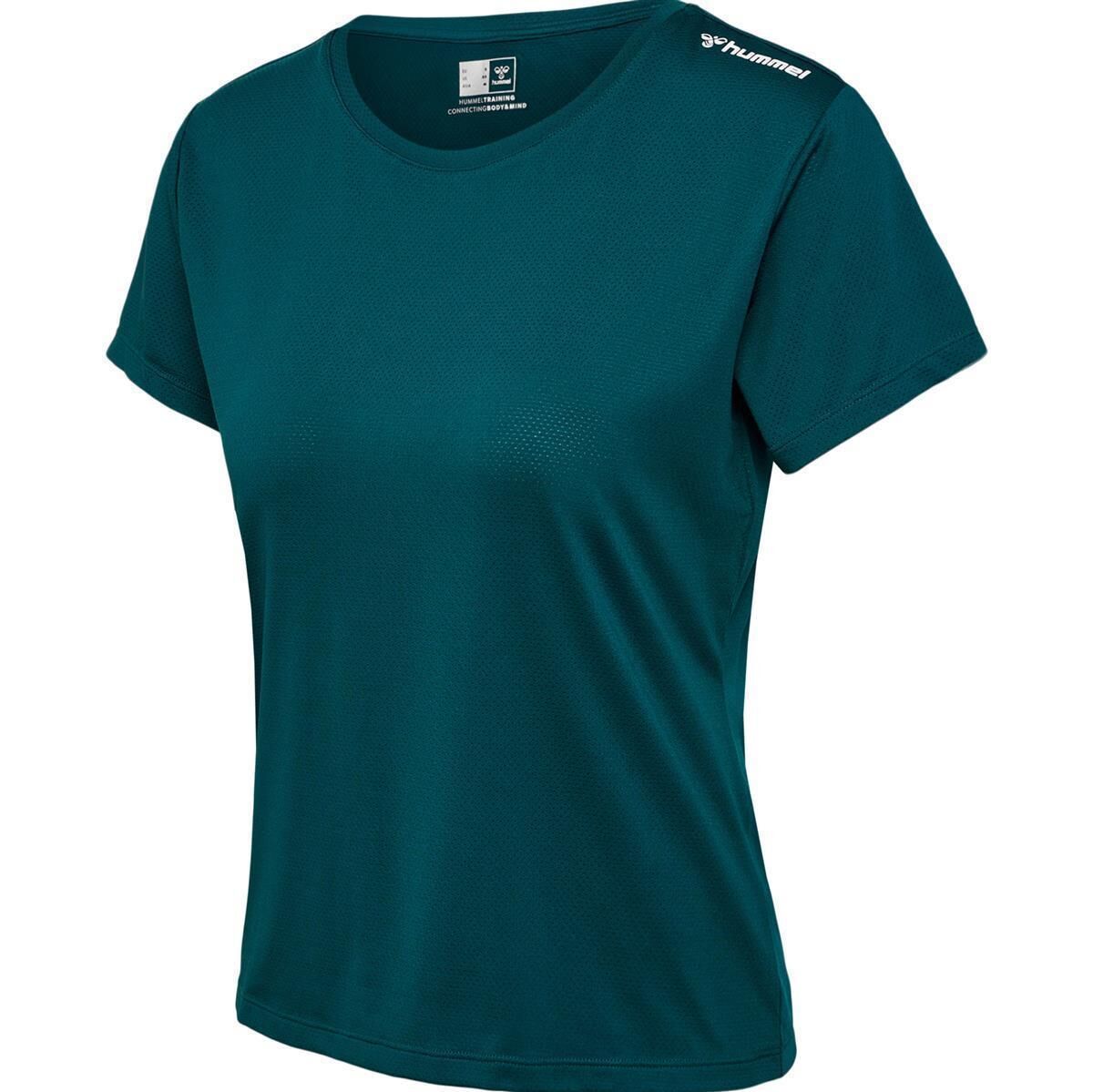 Hummel hmlMT AURA MESH T-SHIRT - DEEP TEAL - S