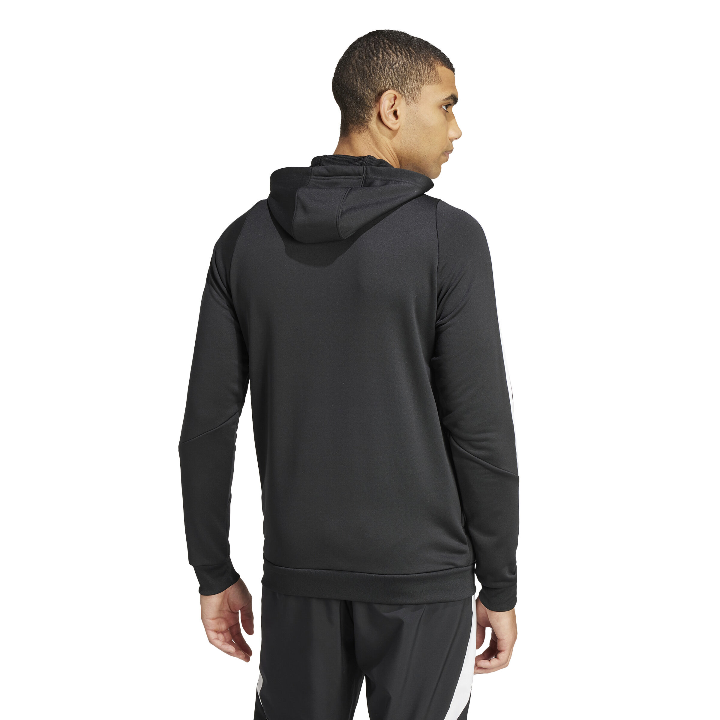 adidas Tiro 24 Half Zip Hoodie Herren schwarz/weiß L