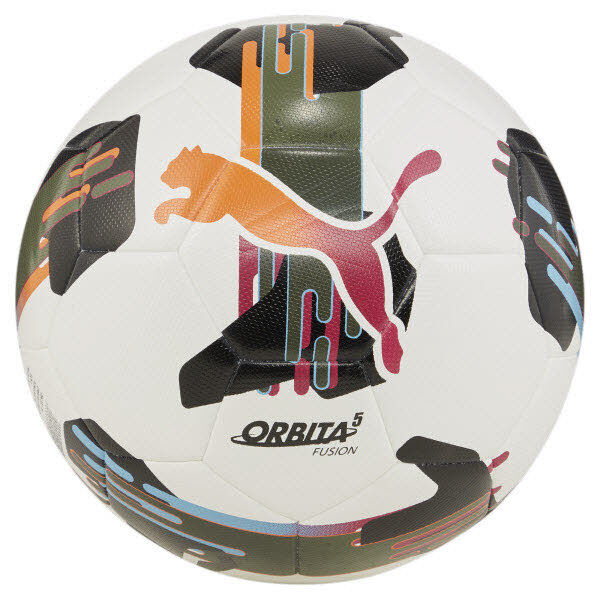 Puma  Orbita 5 Fusion Trainingsball weiß/multicolor 5